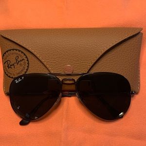 Rayban RB3025 Aviator Total Black sunglasses